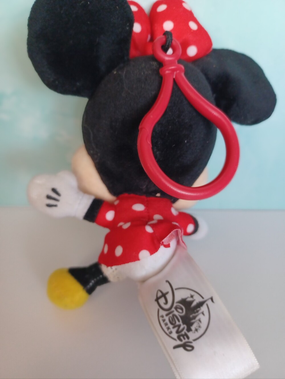 Disney Minnie Mouse Plush with Purse or Backpack Clip NEW - Picture 3 of 5